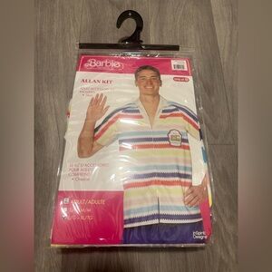 Barbie Movie Allan Kit with Striped Shirt Adult Small/Med New